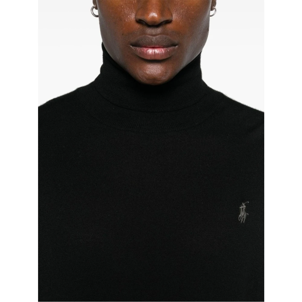 Polo Ralph Lauren Lange Mouw Gebreide Trui Pullover Black Heren