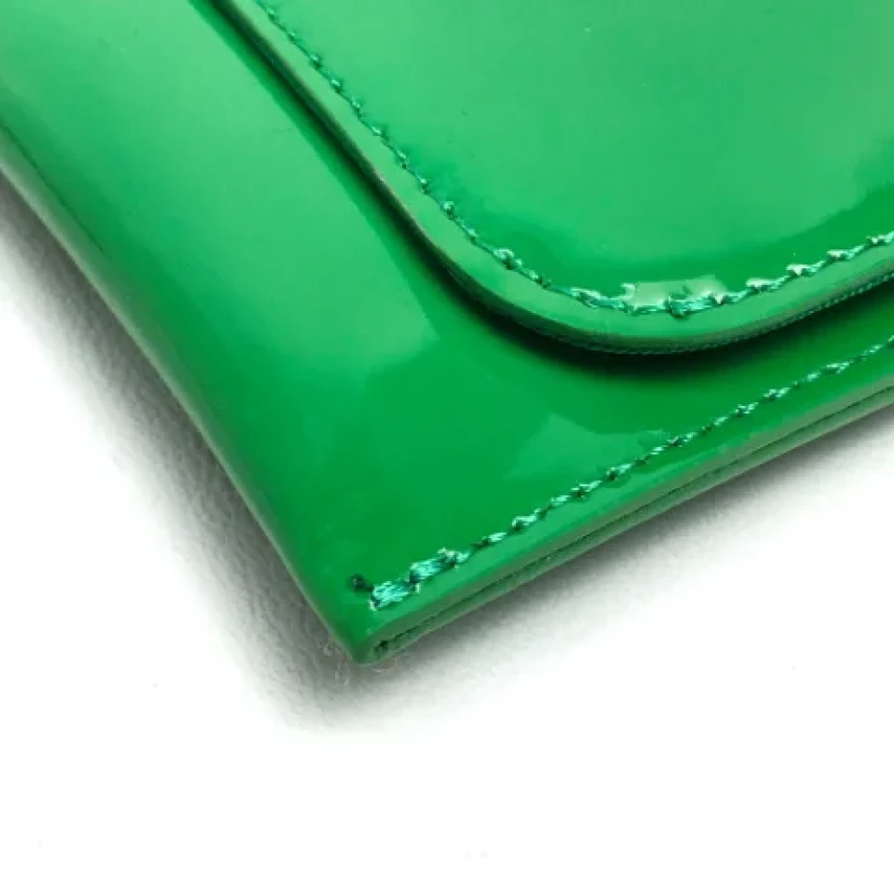 Valentino Vintage Pre-owned Leather clutches Green Dames