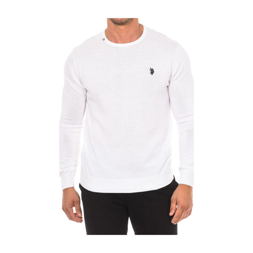 U.s. Polo Assn. Stijlvolle Sweater 67923 White Heren