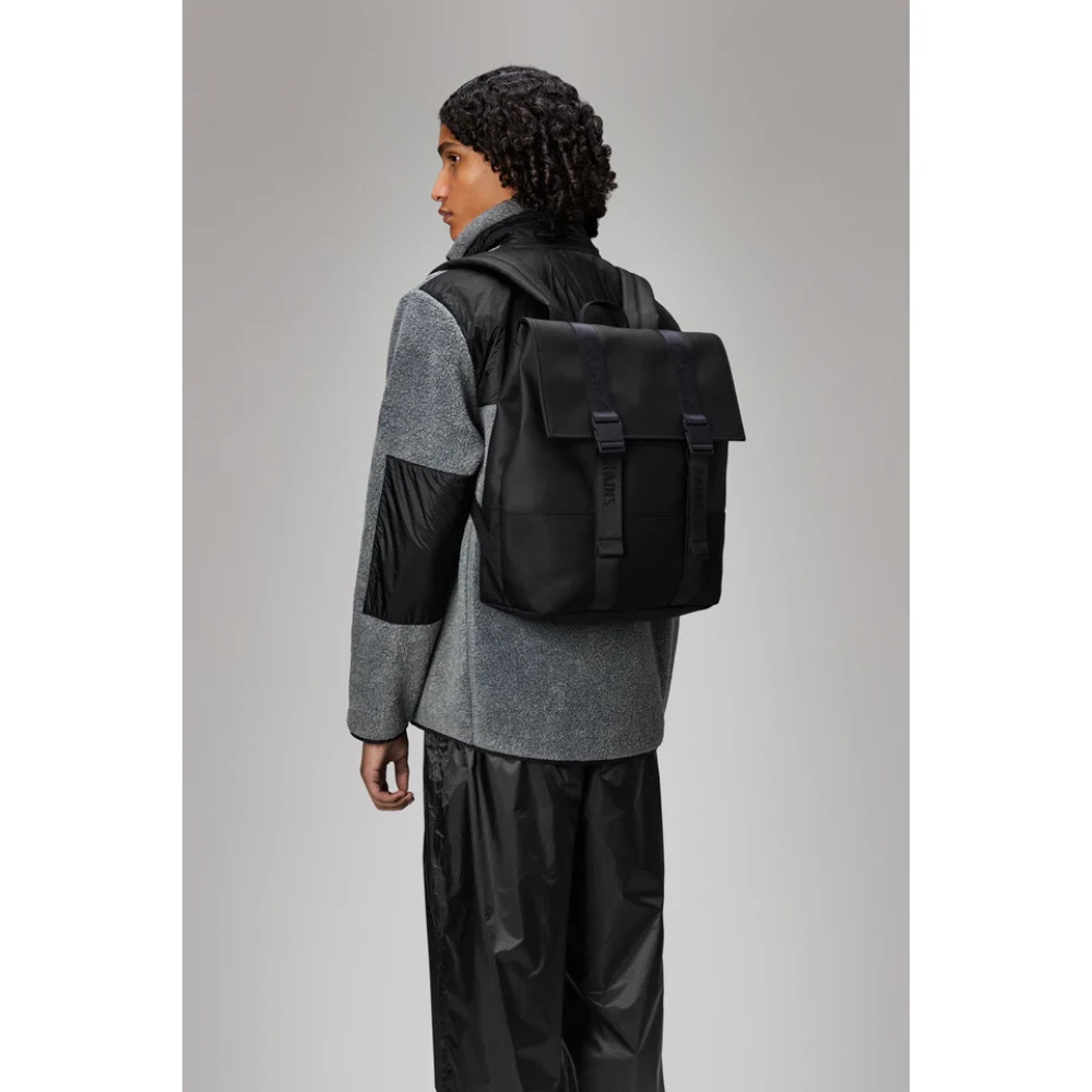 Rains Trail Rugzak Black Unisex