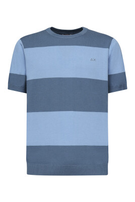 pull-en-tricot-de-coton-manches-courtes-bleu-clair