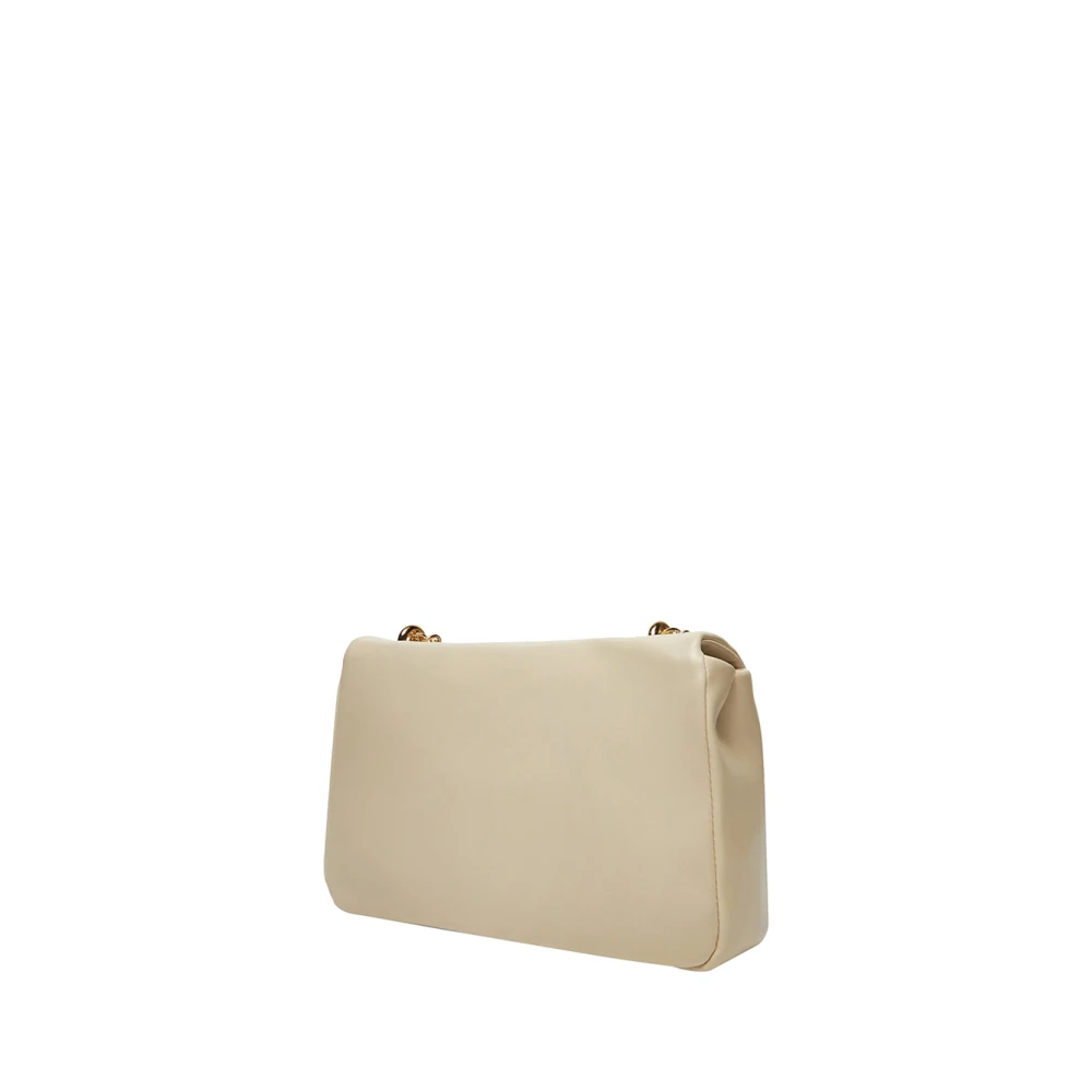 Moschino Elegante Ivoor Schoudertas Beige Dames