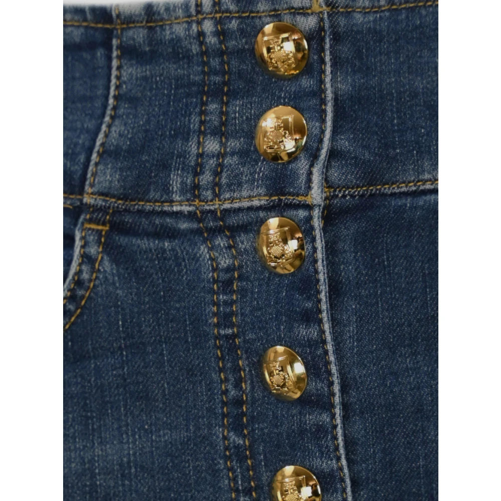 Elisabetta Franchi Dames Denim Mode Blue Dames