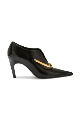 Eleganta Svarta Ankelboots med Låg Klack