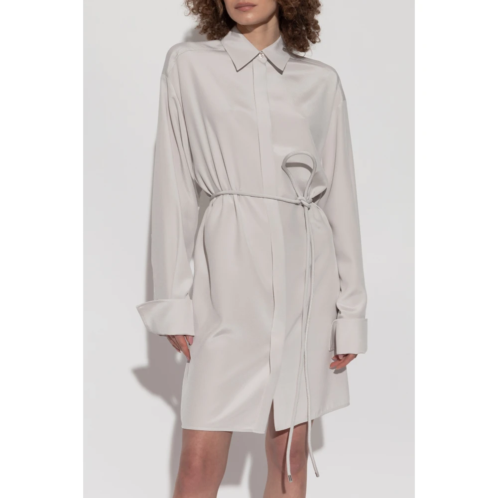 SPORTMAX Zijden jurk 'Eolie' Gray Dames