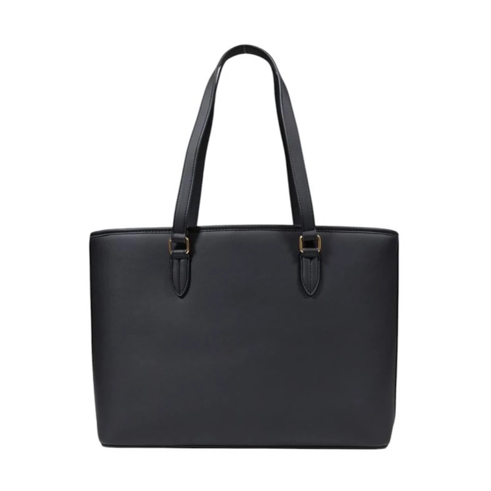 Love Moschino Stijlvolle Polyethyleen Handtas voor Vrouwen Black Dames