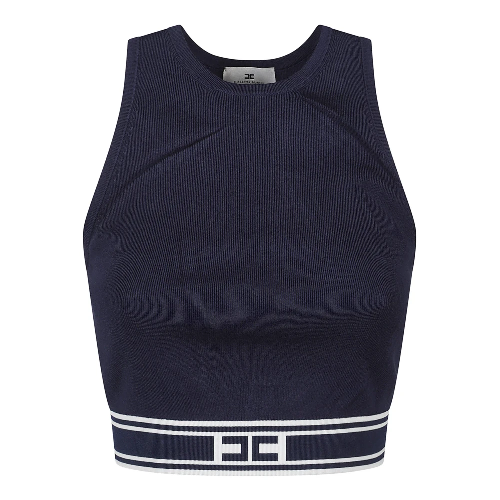 Tops > Sleeveless Tops - - Elisabetta Franchi - Modalova