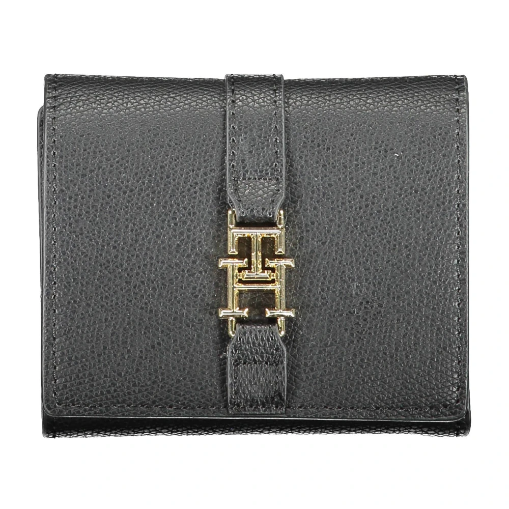 Tommy Hilfiger Svart Damplånbok Dragkedja