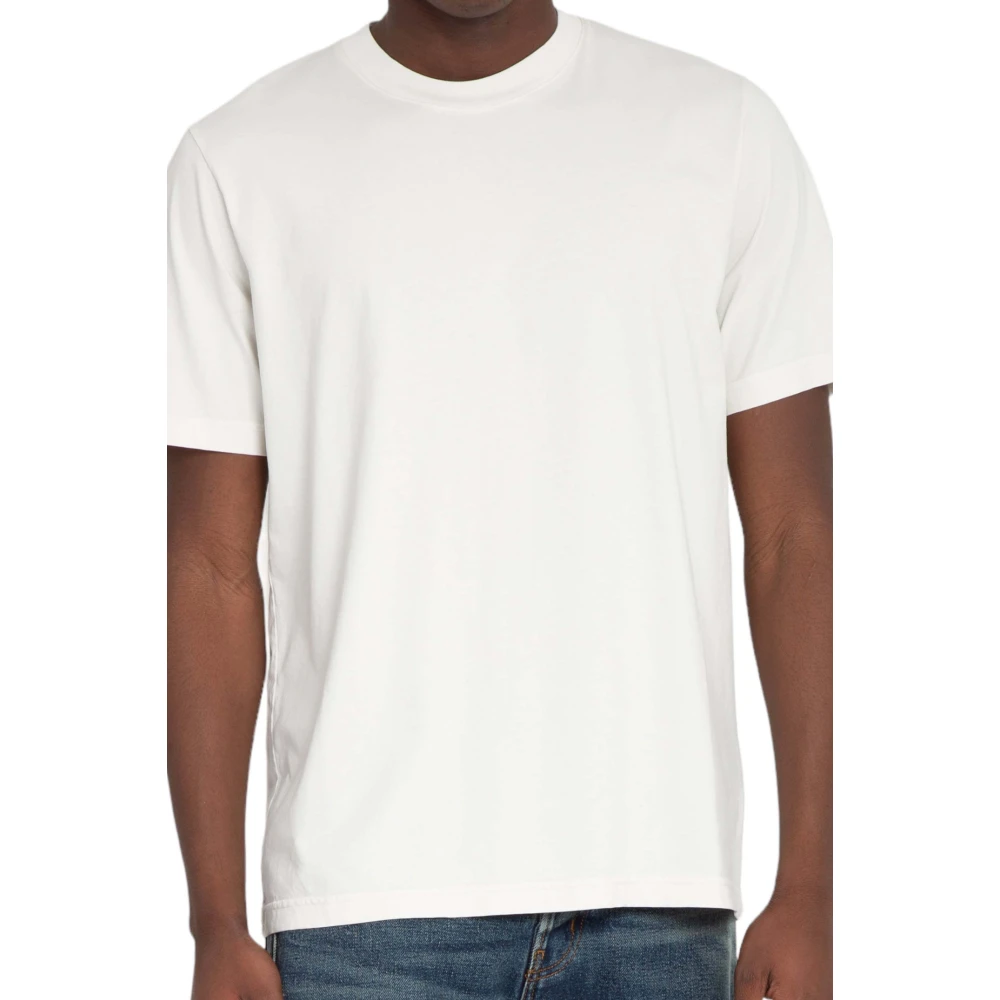 Haikure Washed Tee White Heren