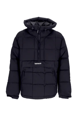 Svart Puffer Dunjacka med Huva