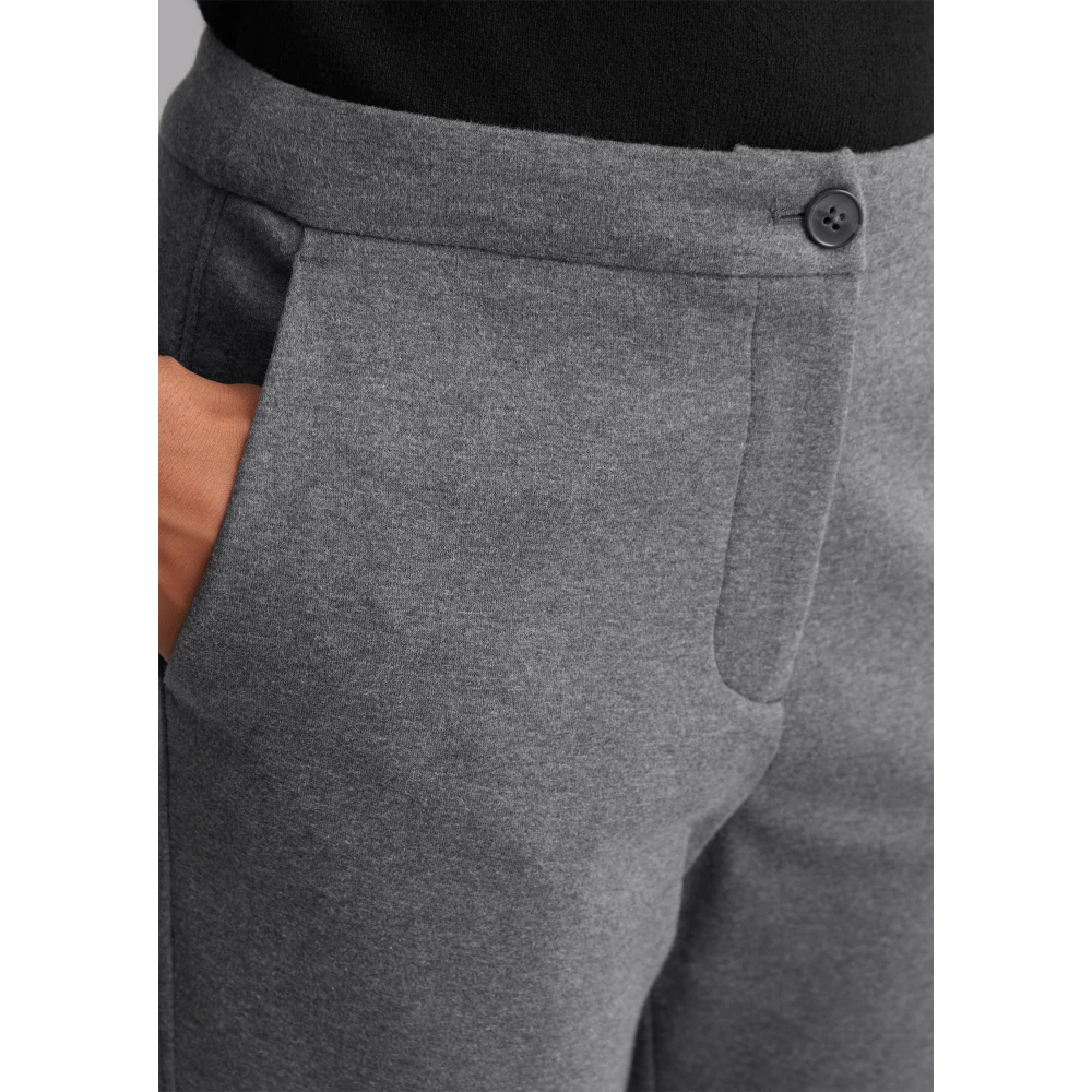 Marc O'Polo Jersey broek slim Gray Dames