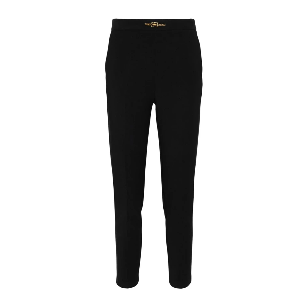 Elisabetta Franchi Zwarte Broek Damesmode Black Dames