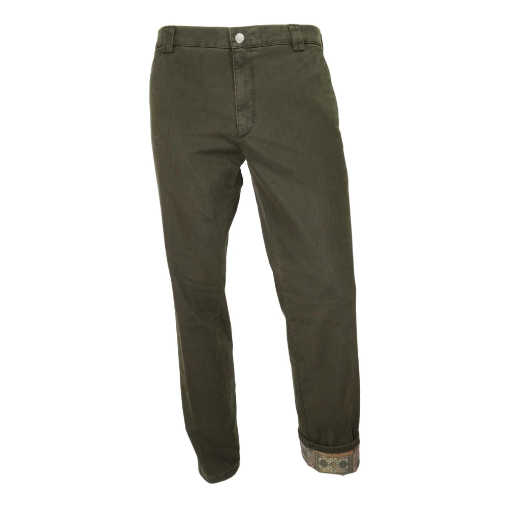 Meyer Men's Green Chinos, W31, M Trousers Mod. Rome Chino 2 - 3915/29