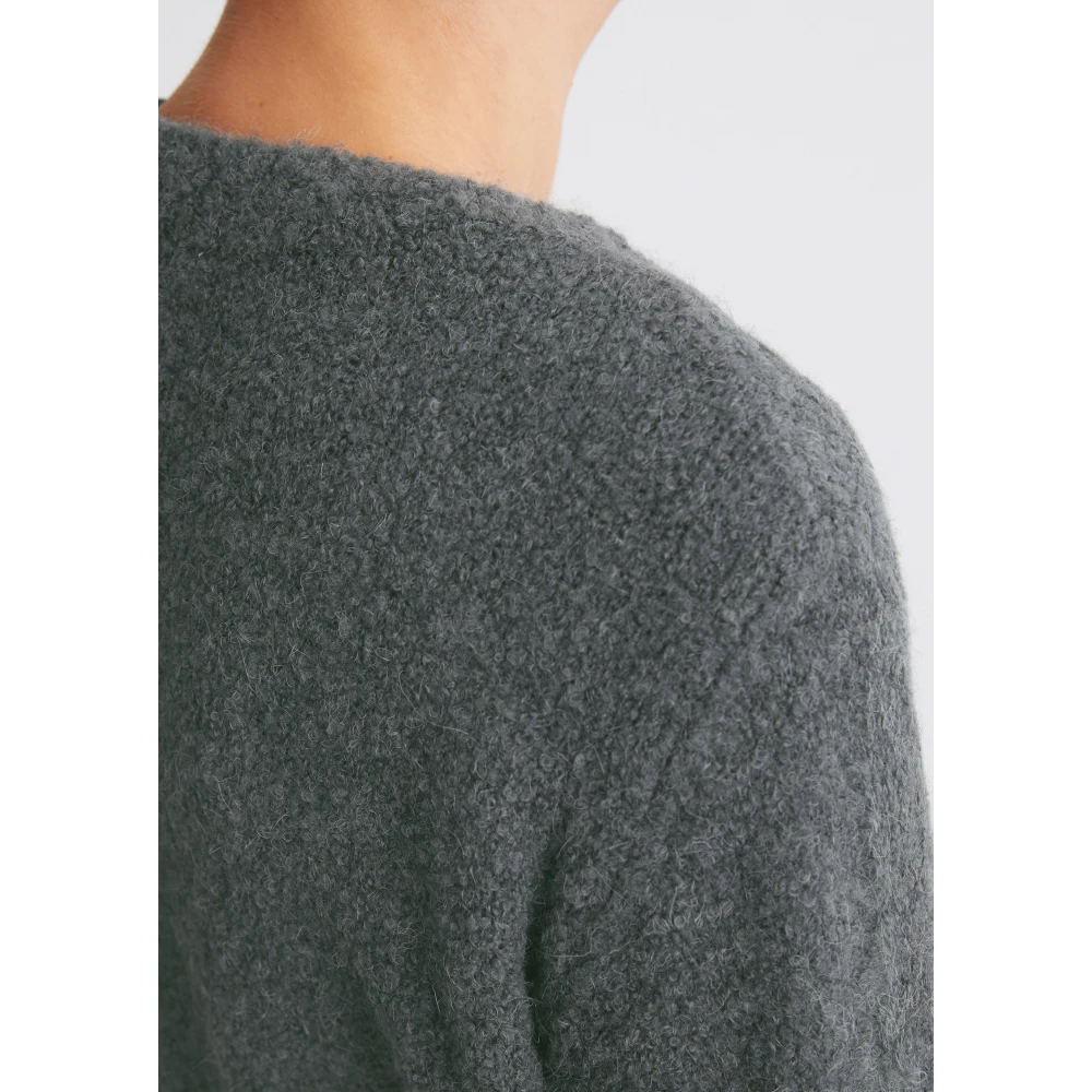 Marc O'Polo Bouclé sweater regular Black Dames