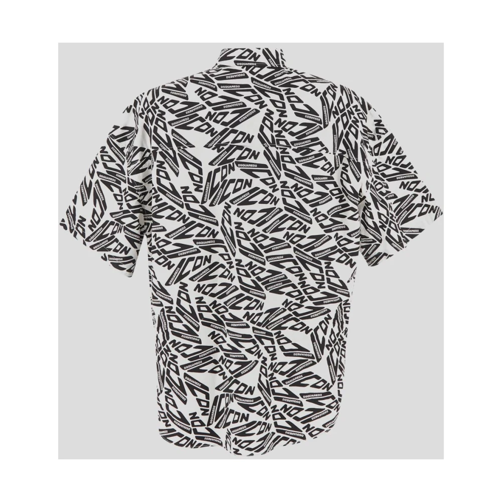 Dsquared2 Logo T-shirt Casual Wear White Heren