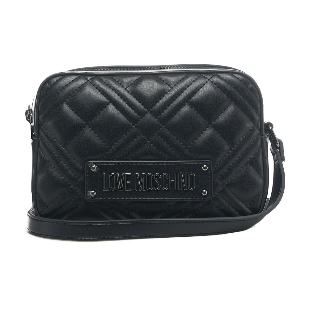 Love Moschino Gewatteerde Zwarte Schoudertas Black Dames