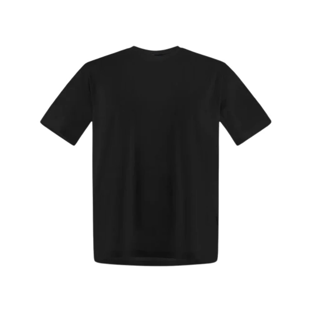 Herno Hombre Negro Camisetas, Talla: L