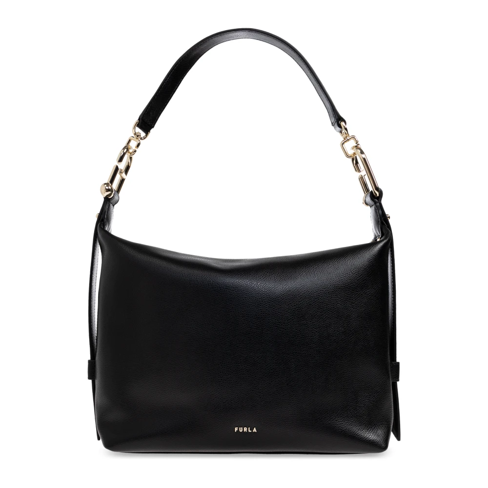 Furla Women's Black Shoulder Bags, One Size, Shoulder Bag Tonie Medium