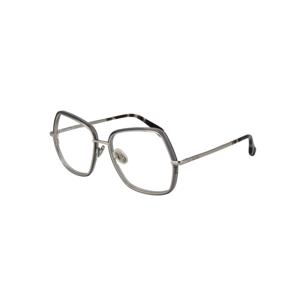 Max Mara Women's Gray Silver Optical Frames - Glasses - One Size - Accessories