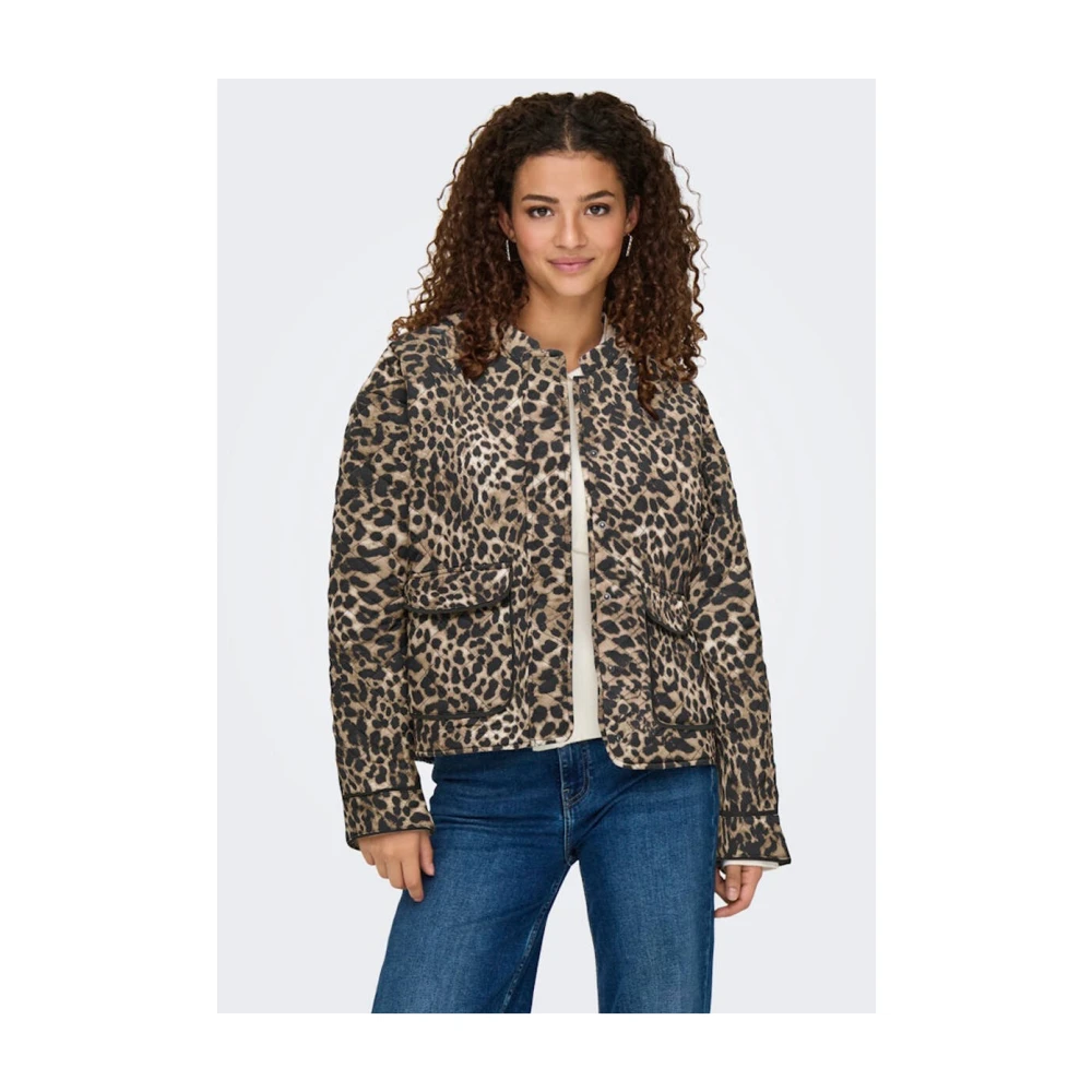 Only Gewatteerde Jas voor Vrouwen Brown Dames