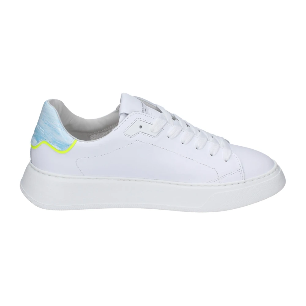 Philippe Model Läder Herr Sneakers Snygga Skor White, Herr