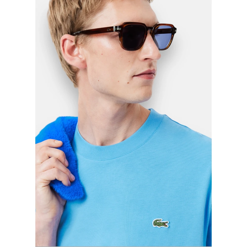 Lacoste Iconisch Blauw T-shirt Blue Heren