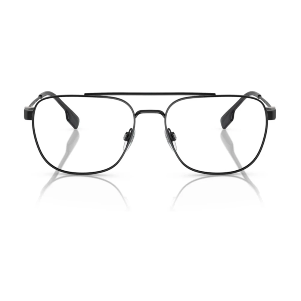 Burberry Retro Square Metal Bril Black Heren