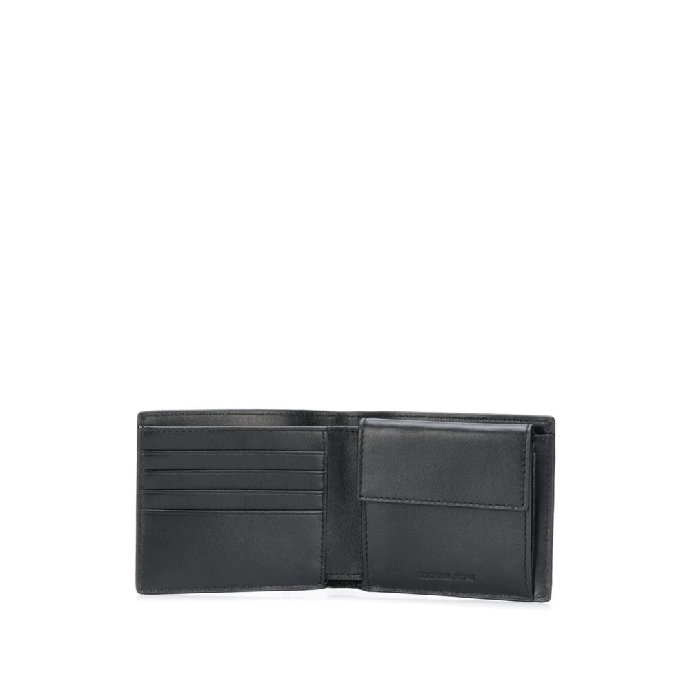Michael Kors Hudson Portemonnee met Kleingeldvak Black Heren