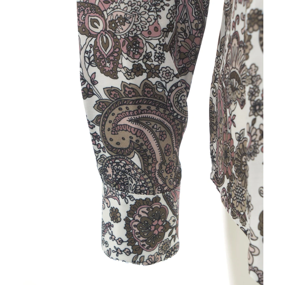 Himon's Roze Paisley Blouse Aw24 Multicolor Dames