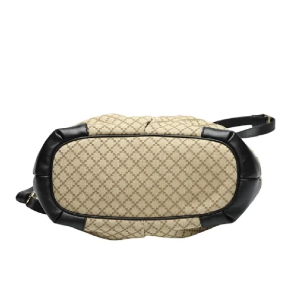 Gucci Vintage Pre-owned Canvas gucci-bags Beige Dames