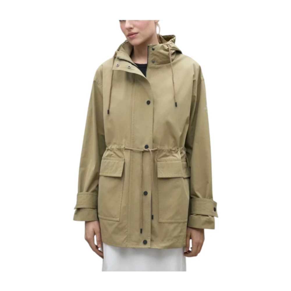 Ecoalf Women's Beige Light Jackets, S, Tabur Jacket