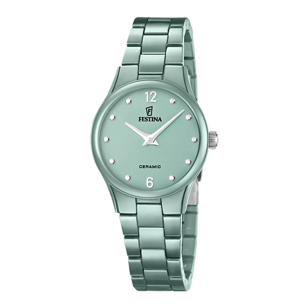 Festina Unisex Verde - Ceramic Watch - Accessories - One Size