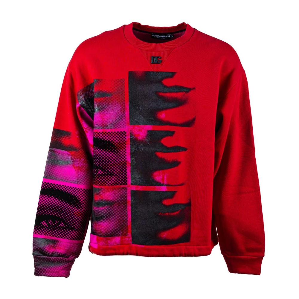 Dolce & Gabbana Heren Kijk naar mij Sweatshirt Multicolor Heren
