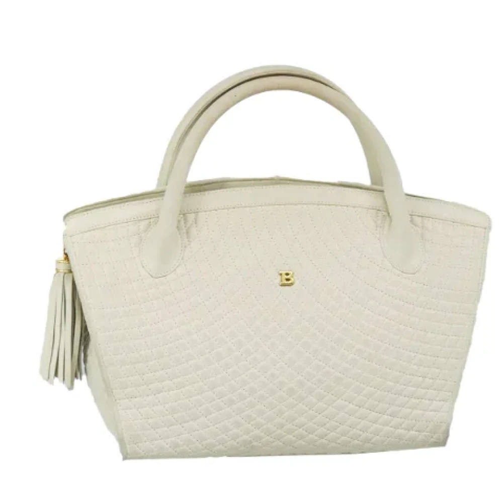 Bally Pre-owned Leather handbags Beige Dames