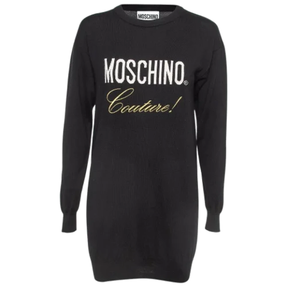 Moschino Pre-Owned Pre-owned Knit dresses Black Dames