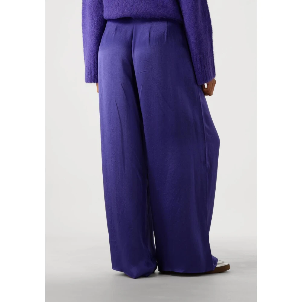 Selected Femme slfselene hw wide pant Purple Dames