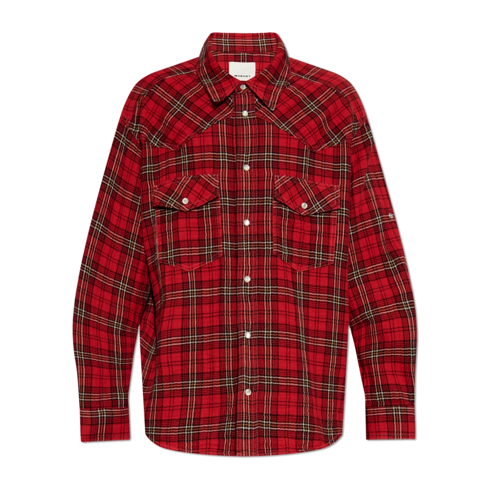 Isabel marant Shirt Panema Red Heren