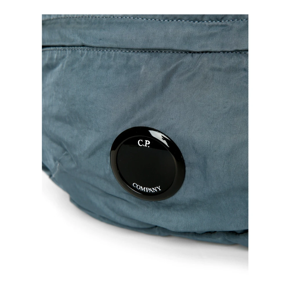 C.P. Company Nylon Crossbody Tas met Anti-Drop Behandeling Blue Heren