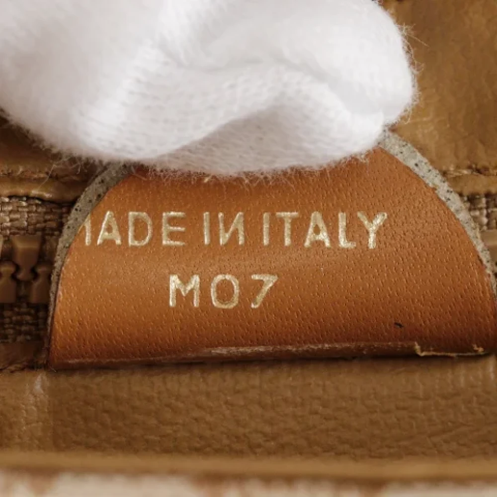 Celine Vintage Pre-owned Canvas celine-bags Beige Dames