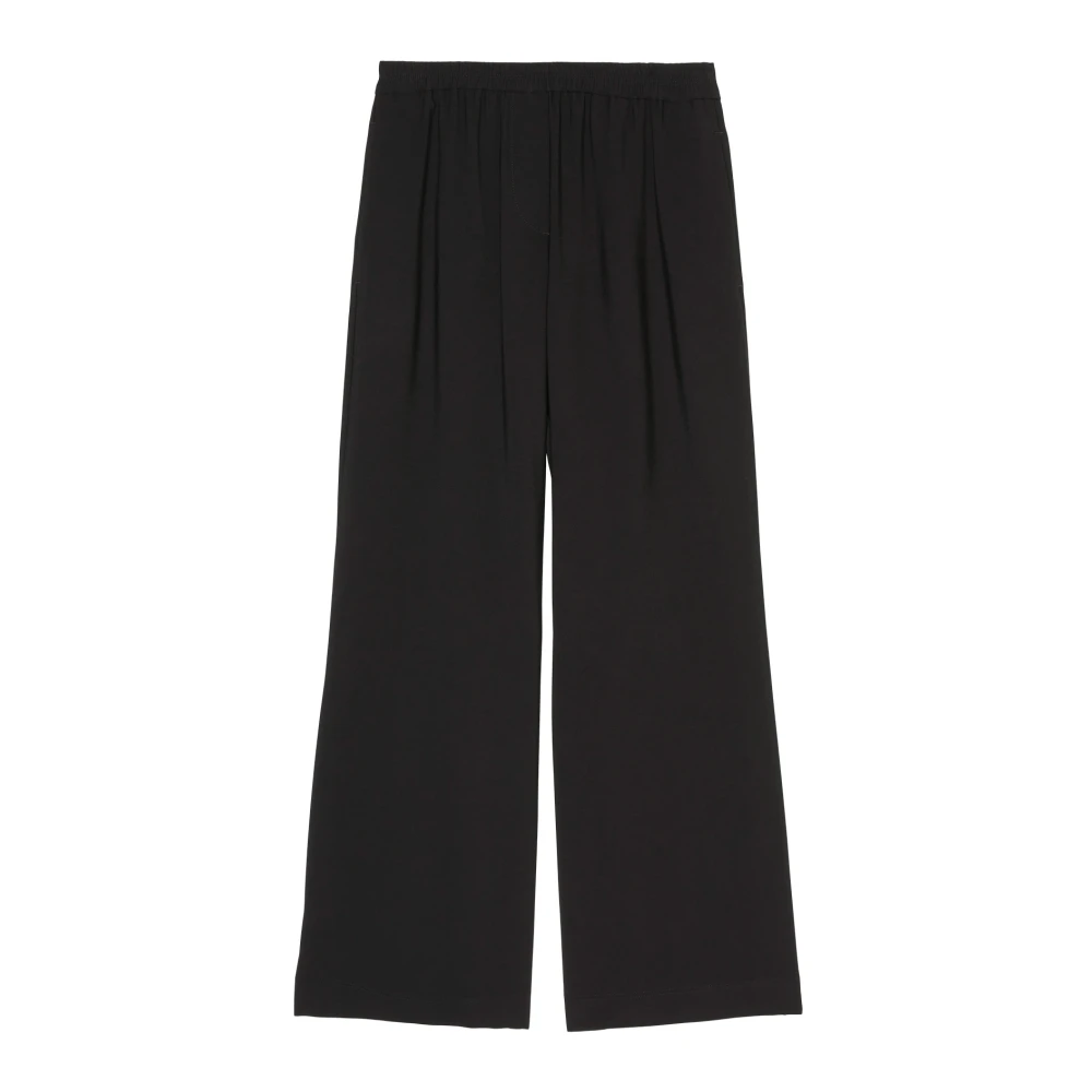 Marc O'Polo Culottes med bred resår i midjan Black, Dam