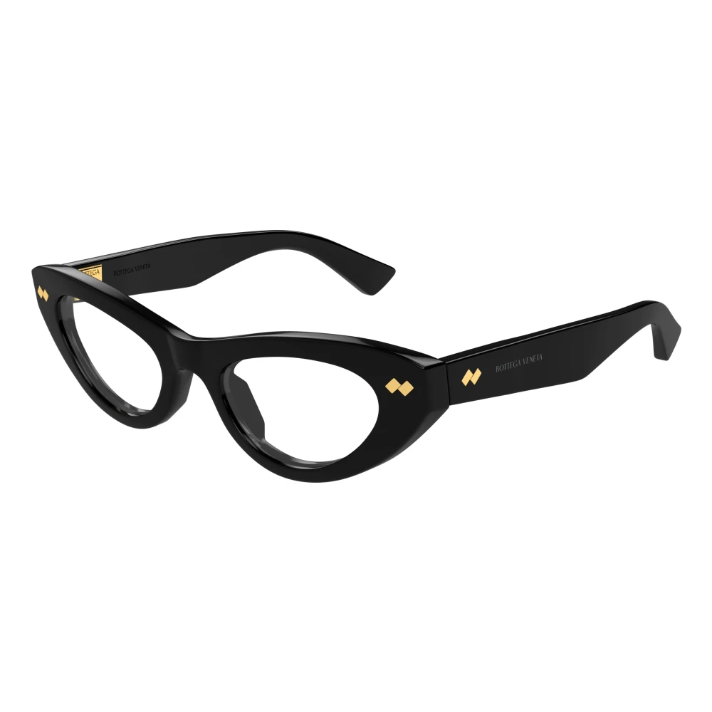 Bottega Veneta Women's Black Glasses, 49 Mm, Stylish Eyeglasses Bv1354o