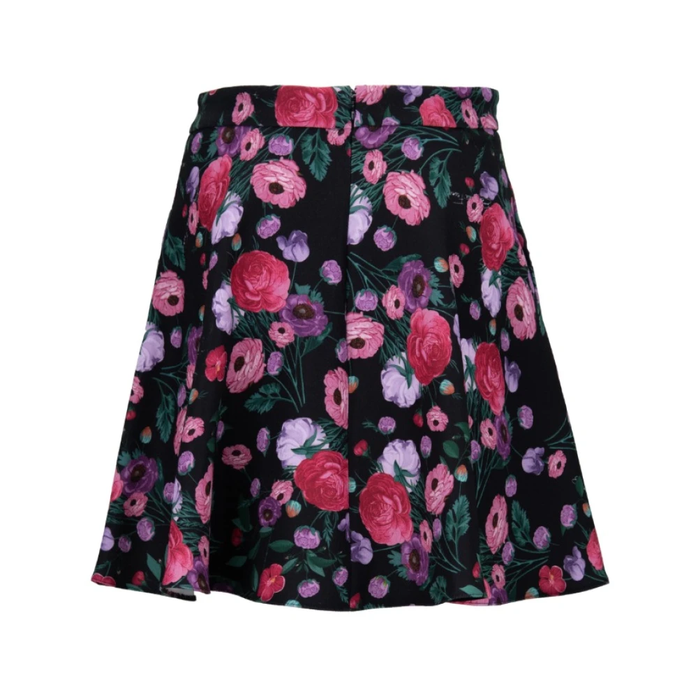 Elisabetta Franchi Bloemenpatroon Rits Haak Rok Multicolor Dames