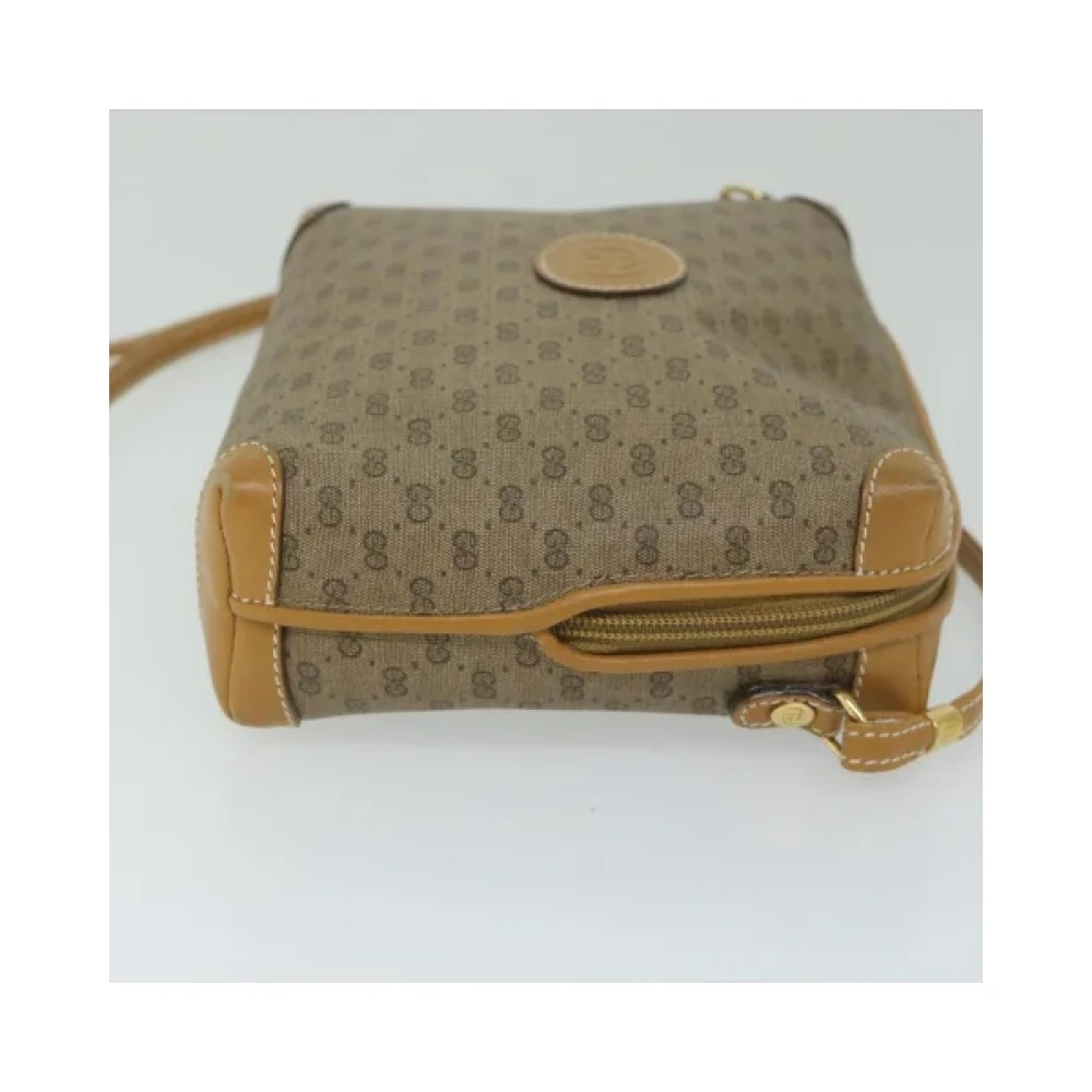 Gucci Vintage Pre-owned Leather gucci-bags Beige Dames