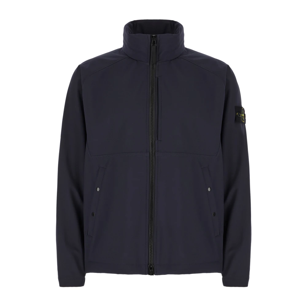 Stone Island Stijlvolle Jassen voor Mannen Blue Heren