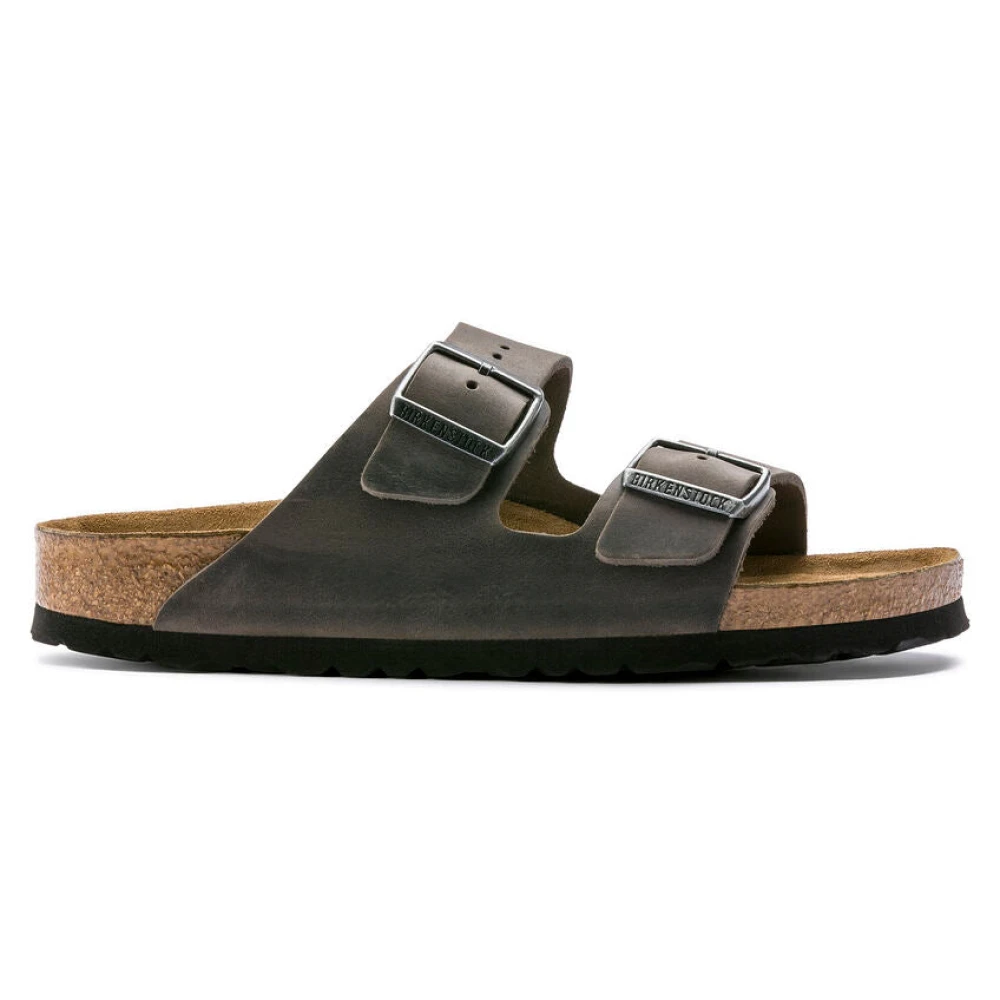 Birkenstock Arizona Sliders Gray, Dam