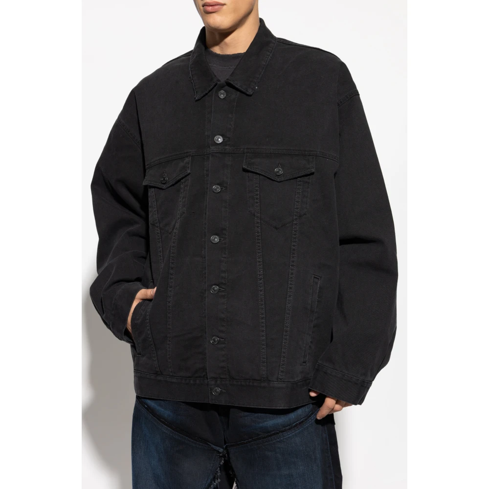 Balenciaga Denim jas Black Heren