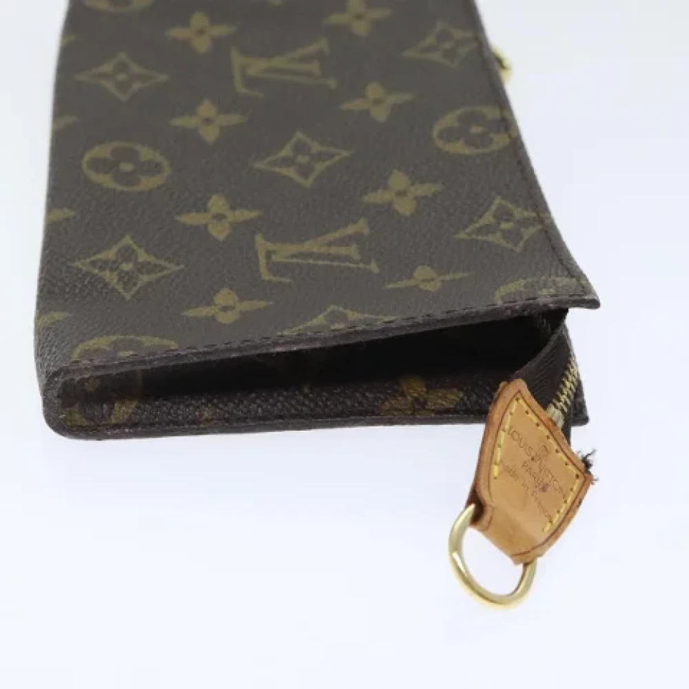 Louis Vuitton Vintage Pre-owned Canvas pouches Brown Dames