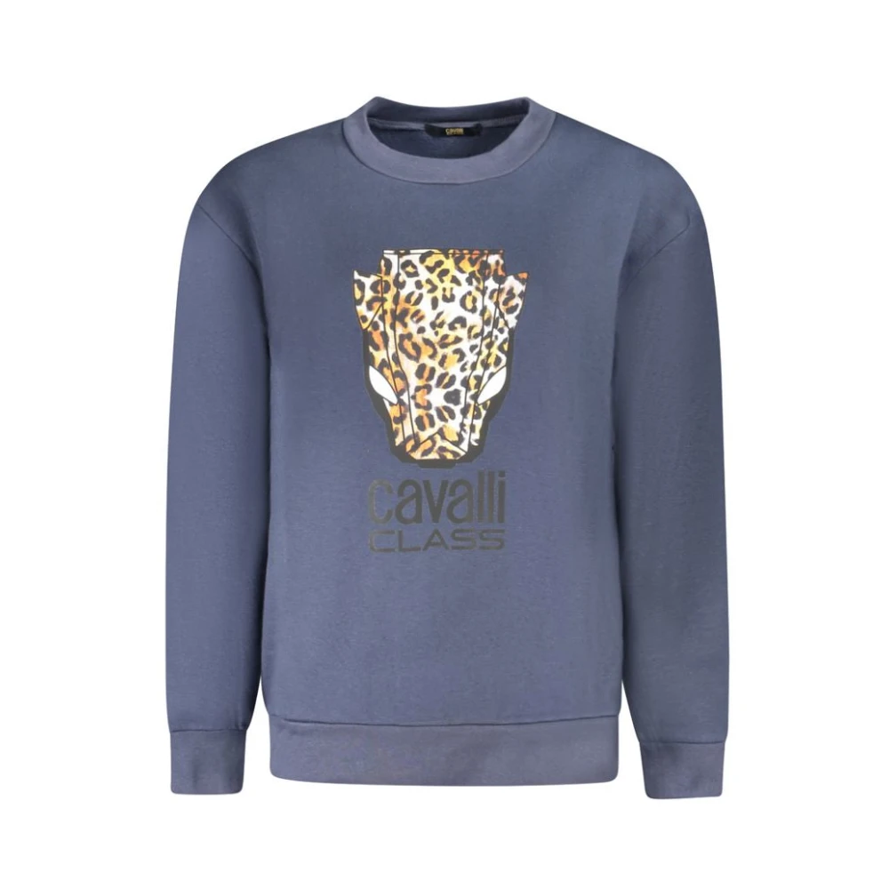 Cavalli Class Women's Blue Sweatshirts, M, Jumper Long Sleeve