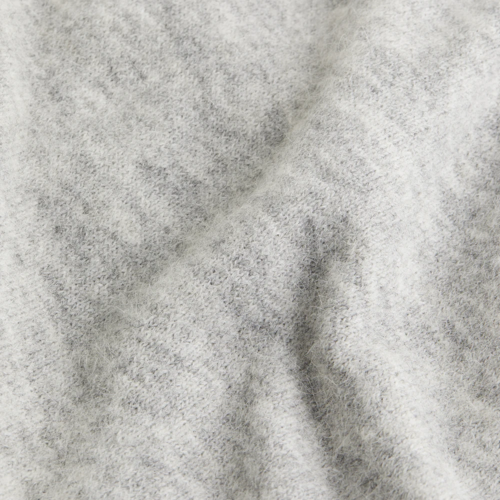 Calvin Klein Grijze Geborstelde Trui V-Hals Mouwloos Gray Dames