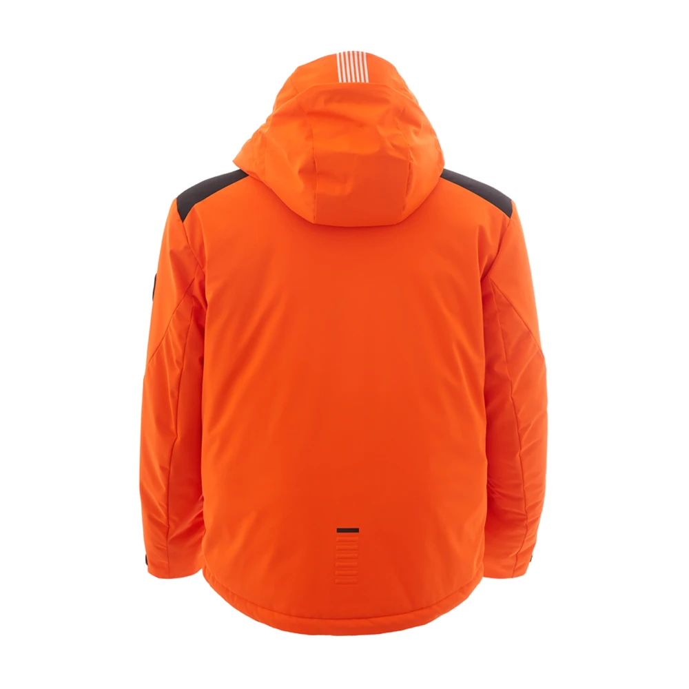 Emporio Armani EA7 Fluorescerende Oranje Technische Jas Orange Heren